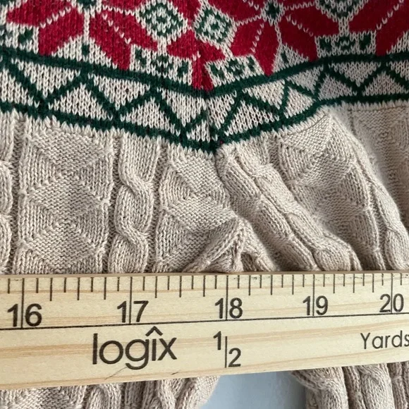 ASOS Christmas Deer Fair Isle Turtleneck Sweater - Picture 9 of 9